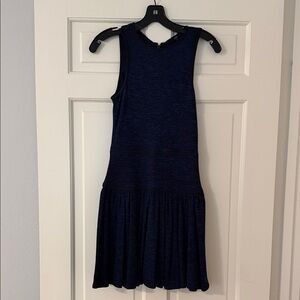 Tibi Midnight Blue Knit Top